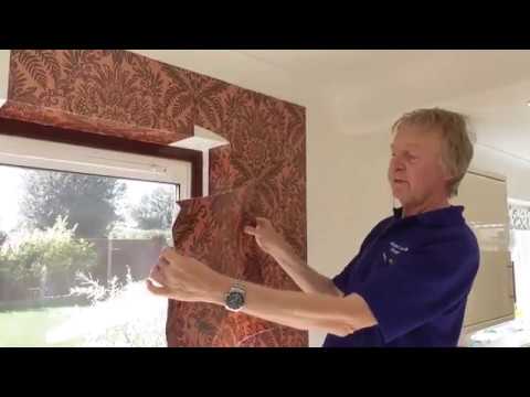 How to Hang Wallpaper Around Windows and Doors the Professional Way