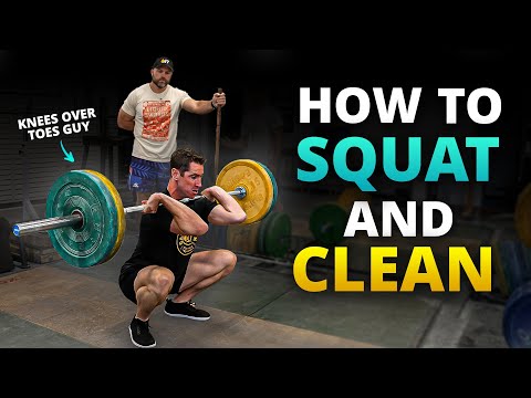 How To Full Squat & Clean (Exact Routine w/ Sets and Reps) with Knees Over Toes Guy