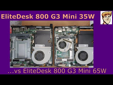 HP EliteDesk 800 G3 Mini 35W vs 65W