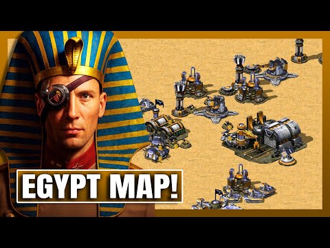 Red Alert 2 | Egypt Map! | (7 vs 1 + Superweapons)