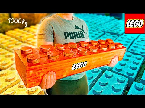 ГИГАНТСКОЕ LEGO ВЕСОМ 1 ТОННА!)