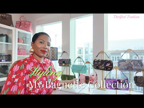 How I Style My Fendi Baguettes With Thrifted Outfits | Elevated Thrift Style