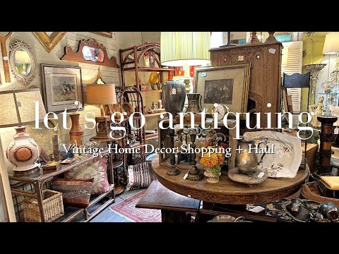 VINTAGE HOME DECOR SHOPPING | Antique Decor Haul | Tauna Megan