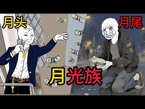 月光族的一生 | 月光族 |工资到手秒光的恐怖真相 |#wojak   | #现实 |#搞笑  | #月光族  | #钱