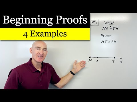 Beginning Geometry Proofs - Tips and Strategies