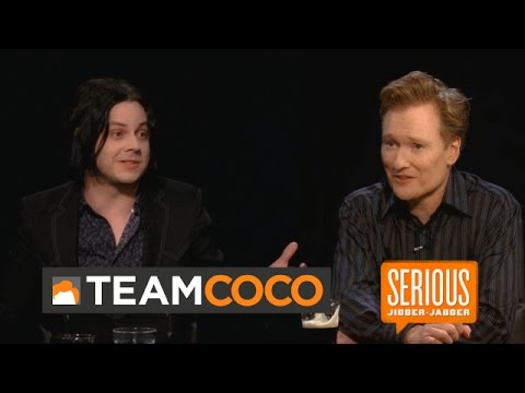 Rocker Jack White - Serious Jibber-Jabber with Conan O'Brien | Team Coco