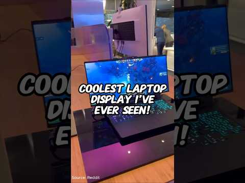 This Lenovo Laptop Display has Wings!