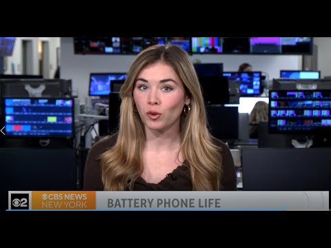 CBS New York: Phone Battery Life Study