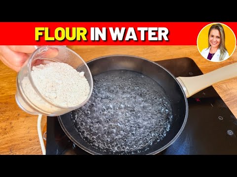 REPLACE BREAD! Just put FLOUR IN BOILING WATER! So Delicious and Healthy (Gluten-Free)