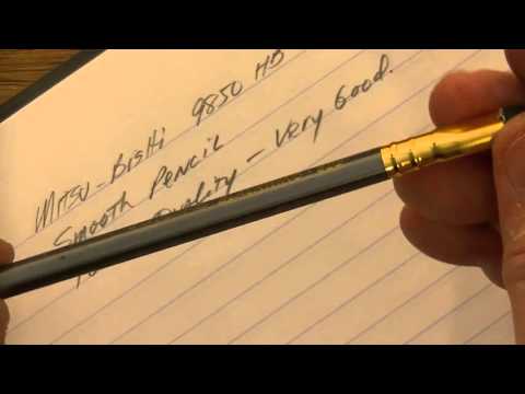 Mitsu-Bishi 9850 vs Palomino Blackwing 602 | World's Best Pencils