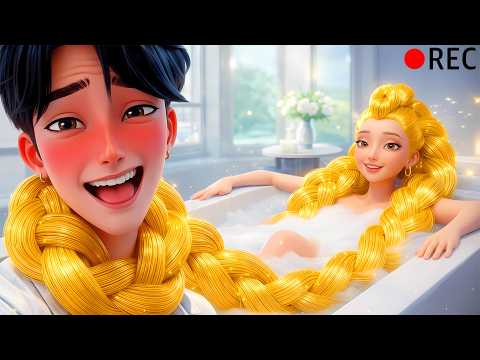 VLOG: Rumi Got Magic Long Golden Hair! 😱💅 Jinu's In Shock| SAJA Boys x Huntrx (KPDH Funny Moments)