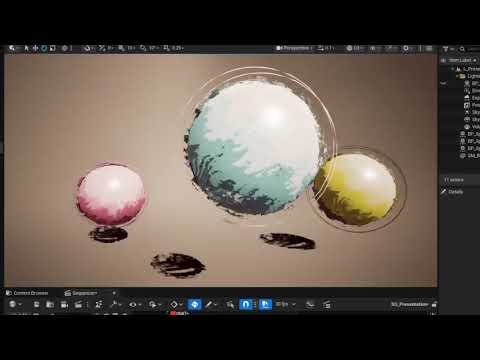 Stylized Painterly Shader in Unreal Engine 5