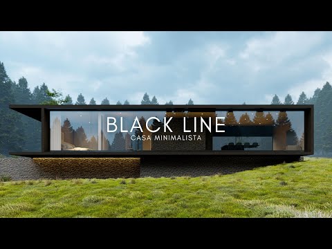 Minimalist Suspended House of 120 m² with Lots of Personality and Sophistication - Black Line