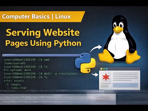 Computer Basics | Linux | From SSH Login to Website Serving with Python