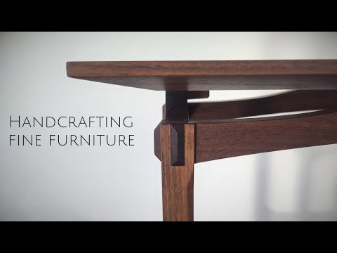 Handcrafting a Walnut Side Table - Shop Sounds Only