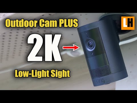 Ring Outdoor Cam Plus Review - 2K 24-7 Recording Low-Light Sight Security Camera
