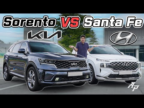 2022 Hyundai Santa Fe vs. 2022 Kia Sorento | 2022 SUV Comparison!