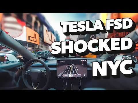 Tesla FSD 14.2.2.1 in Manhattan Traffic Was Insane