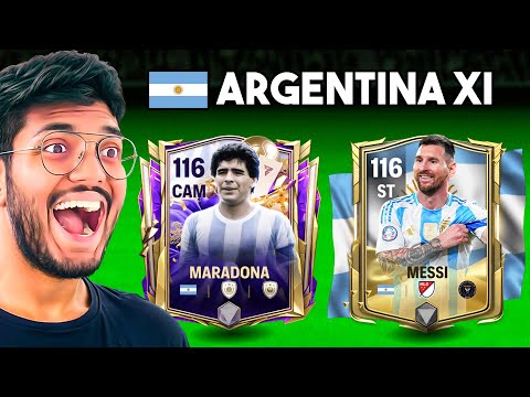 Highest Rated ARGENTINA Squad in FC MOBILE!