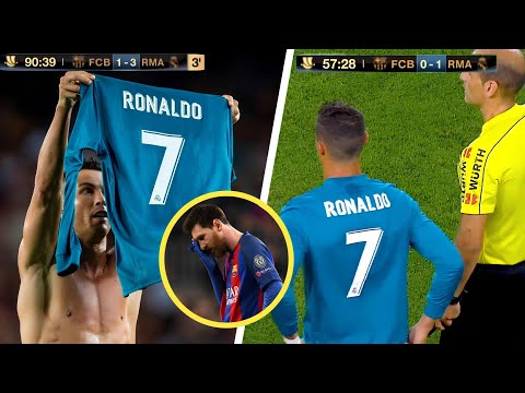 The Day Cristiano Ronaldo Substituted And Took Revenge On Lionel Messi