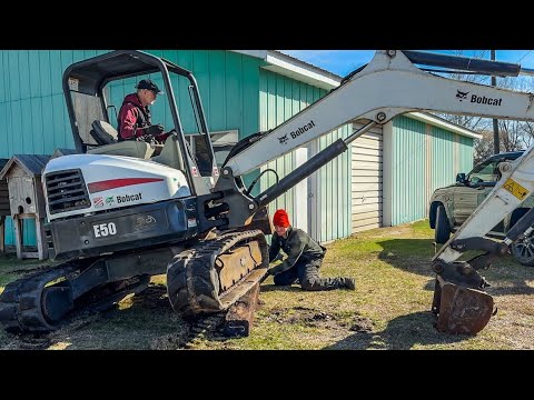 I found my dad a mini excavator and he is NOT HAPPY with me