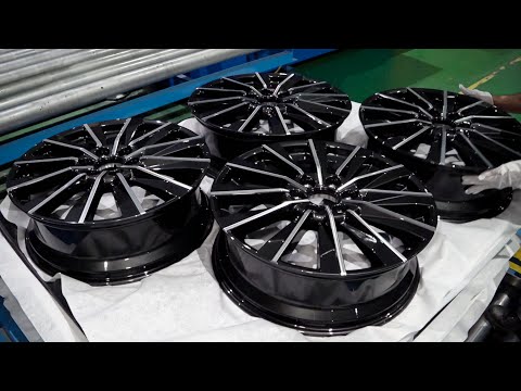 세계 3위 업체의 대단한 기술력 ! 정교하게 찍어내는 휠 대량생산 | 대량생산 공장 생산과정