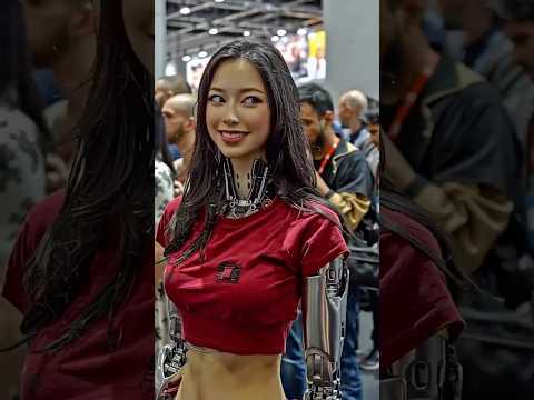 Most Realistic AI Humanoid Robot Girl Stuns Everyone at IRC 2025 #IRC2025 #AIrobot