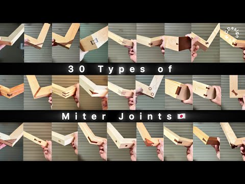 30 Types of Miter Joints