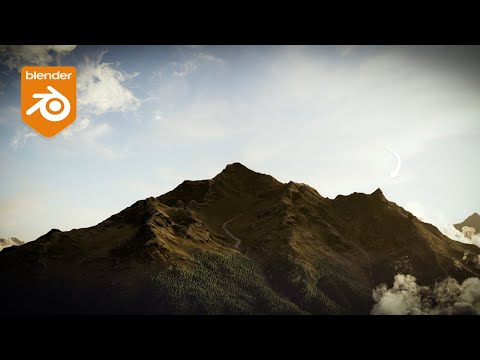 Make beautiful environments in Blender  -  Breakdown