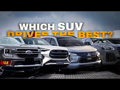 Which SUV drives the best? MU-x, Nissan Terra, Montero Sport, Ford Everest