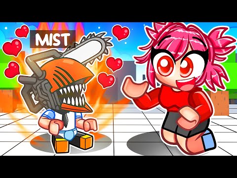 Adopting CHAINSAW MAN MIST in Roblox Strongest Battlegrounds!