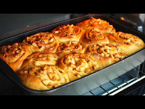 Melt-in-your-mouth apple cinnamon rolls! Simple and delicious!