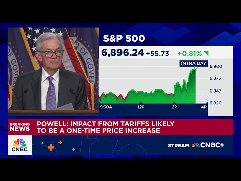 Fed Chair Powell: We're seeing higher productivity, but quick to say it's generative AI