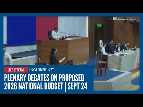 LIVE: House plenary debates on proposed 2026 national budget | Sept 24