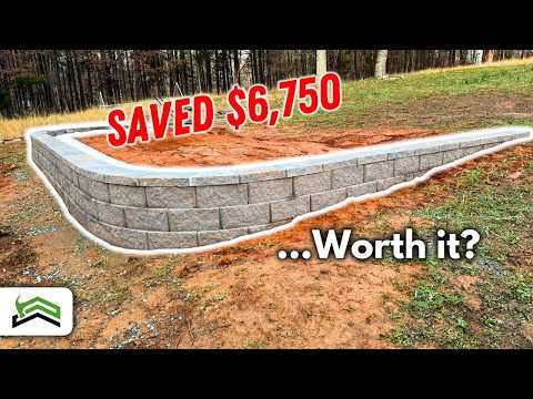 How To Build A DIY Retaining Wall | Complete Step-By-Step Guide