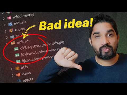 Why You Should NEVER❌ Store Images in Your Server? Do This Instead✅ | Explained in Hindi | Day 7/100