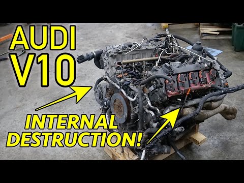 DEVASTATED Audi S6 5.2L V10 Engine Teardown. YOU CAN'T POWER THROUGH THAT! But Yet Here We Are.