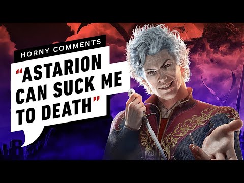 Baldur's Gate 3 Astarion Reacts to Horny Comments