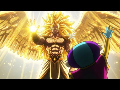 #13 Ultra Goku pure light kills Zeno's guards with a single touch, and terrifies the king. 