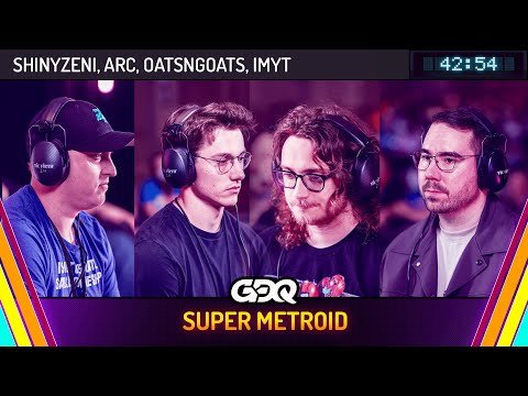 Super Metroid by ShinyZeni, ARC, Oatsngoats and Imyt in 42:54 - Summer Games Done Quick 2024