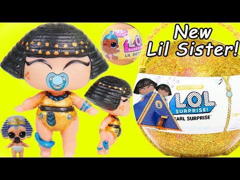 Pharaoh Babe Family Get New Lil Sister Spice | LOL SURPRISE Fun Toys + Dolls for Kids | ToyEggVideos