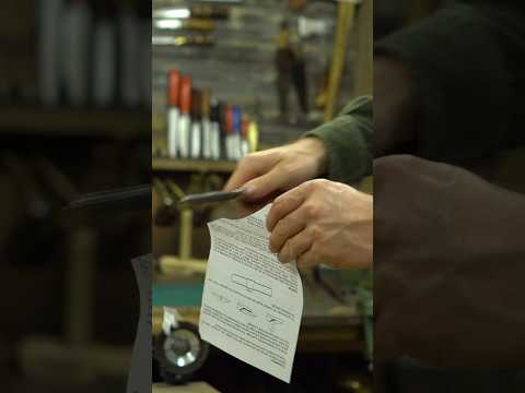 Knife Sharpening with a Sandpaper #sharpening #knifesharpening