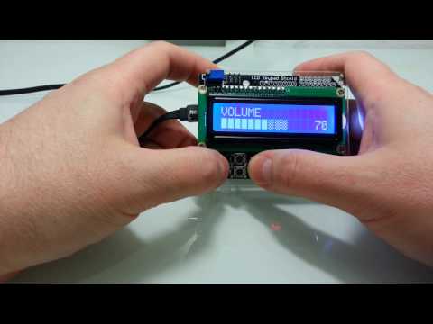 Arduino LCD Keypad shield with super scrollable L-menu system