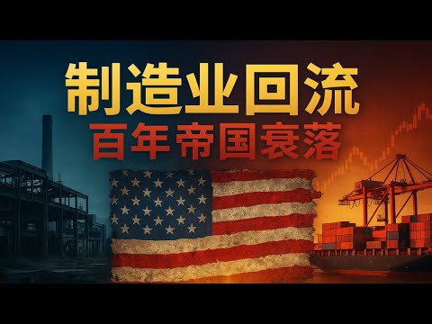 【宏观深度】美国制造业回流？政客不敢说的真相：从世界工厂到资源供应商，这场百年帝国的衰落背后藏着什么秘密？普通投资者如何在空心化叙事中找到真金白银！