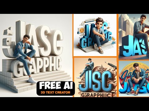 How to create 3D AI Text Effect Images | Viral photo editing | bing image creator tutorial | bingai