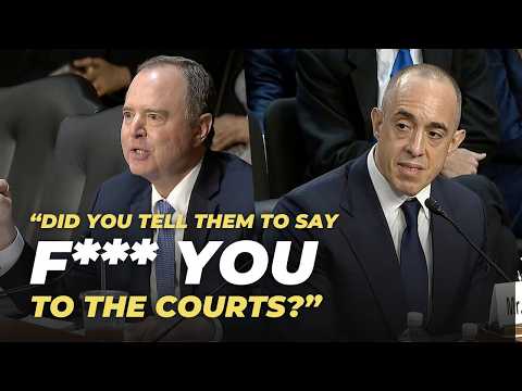 Schiff Gets Into Fiery Back-and-Forth with Trump Nominee Emil Bove