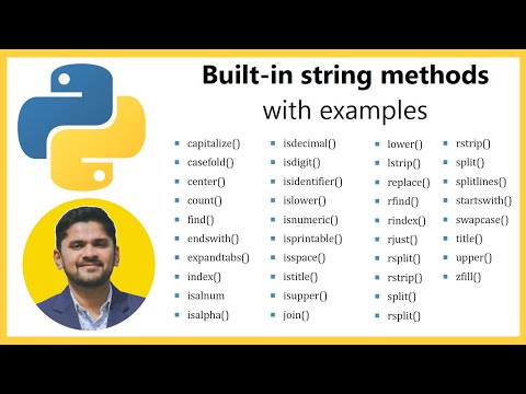40 String methods in Python with examples | Amit Thinks