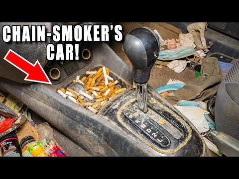 Cleaning a Chain-Smoker's "UNCLEANABLE" Car!