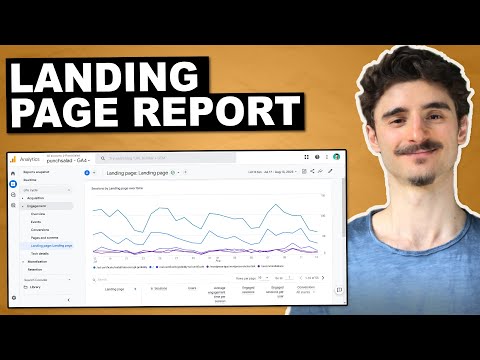 Landing Page Report in Google Analytics 4 (GA4 Tutorial)