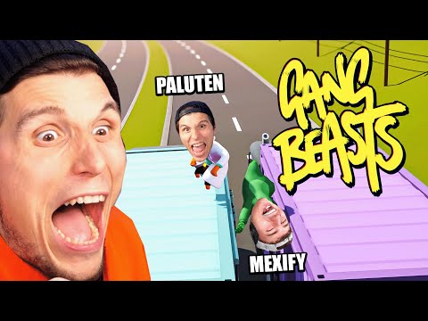 Ich PRÜGEL Mexify vom LKW | Gang Beasts